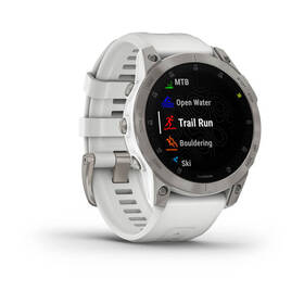 Chytré hodinky Garmin epix (Gen 2) Sapphire - Titan/White Silicone Band 

 obrázek produktu 9 z 12