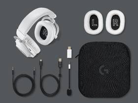 Headset Logitech G PRO X 2 Lightspeed Wireless bílá barva

