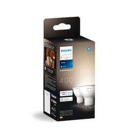 Chytrá žárovka Philips 4.2W, GU10, White, 2 ks 

 obrázek produktu 1 z 1