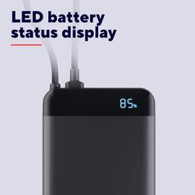Powerbanka Trust Fiera, 20000 mAh, s kabelem, 2x USB-C černá

 obrázek produktu 9 z 11