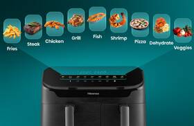 Fritéza horkovzdušná Hisense HAF2700DHA DUAL HEATER černá

 obrázek produktu 5 z 8