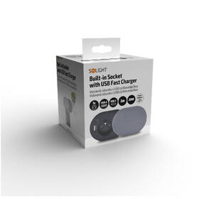 Zásuvka Solight 1x zásuvka + USB A/C 20W PD stříbrná

 obrázek produktu 7 z 7