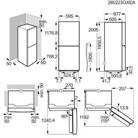 Chladnička s mrazničkou AEG ORC6M371CB 

 obrázek produktu 7 z 7
