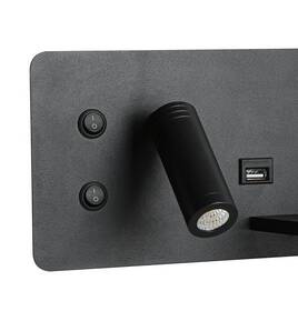 Bodové svítidlo IMMAX LED Be PREPARE 4v1 s Qi nabíjením, USB, varianta pravá černé

 obrázek produktu 4 z 8