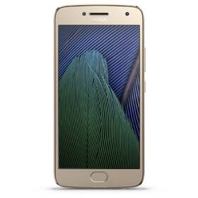 Mobilní telefon Motorola Moto G Plus 5.generace Dual SIM zlatá barva
