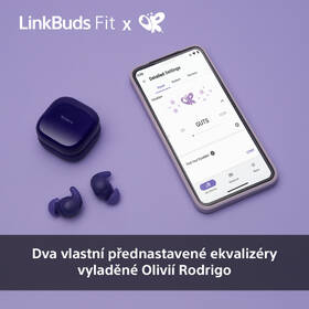 Sluchátka Sony LinkBuds Fit Olivia Rodrigo Edition fialová

 obrázek produktu 5 z 14