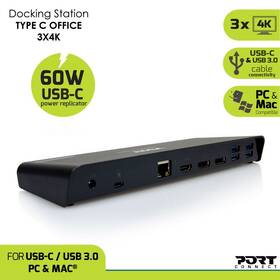 Dokovací stanice PORT CONNECT 11v1, 3x 4K USB-C + USB 3.0 černá

 obrázek produktu 4 z 6