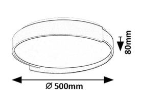 Stropní svítidlo Rabalux LALEH 71306, 48W, stmívání, ovládání černé

 obrázek produktu 4 z 5