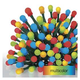 LED řetěz EMOS 300LED cherry řetěz - kuličky, 30 m, venkovní i vnitřní, multicolor, programy, časovač 

 obrázek produktu 1 z 7
