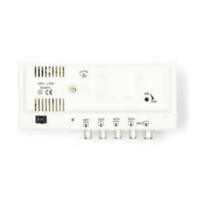 Zesilovač Nedis 20 dB, 5x IEC, ovládání zesílení bílý

 obrázek produktu 1 z 5