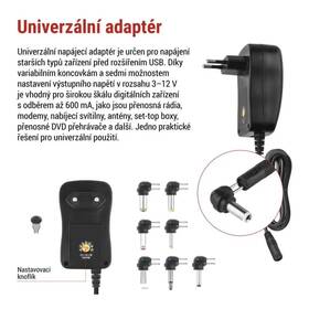 Napájecí adaptér EMOS 1000mA s hřebínkem, pulzní, USB 

 obrázek produktu 2 z 3