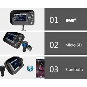 FM/DAB+ Transmitter Ambit DAB-105 černý

 obrázek produktu 7 z 8
