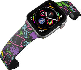 Řemínek Batman na Apple Watch 42/44/45/49 mm - motiv Graffiti, černý 

 obrázek produktu 3 z 3