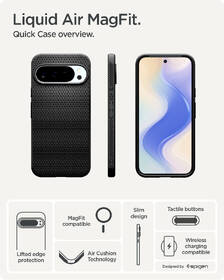 Kryt na mobil Spigen Liquid Air MagSafe na Google Pixel 10 Pro XL černý

 obrázek produktu 11 z 15
