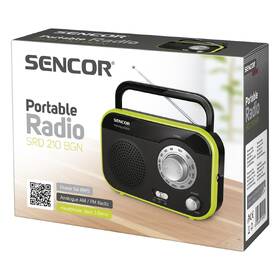 Radiopřijímač Sencor SRD 210 BGN černý/zelený

 obrázek produktu 1 z 1