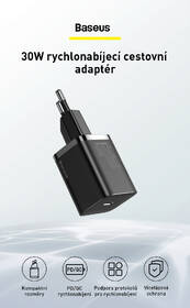 Nabíječka do sítě Baseus Super Si USB-C 30W černá

 obrázek produktu 9 z 11