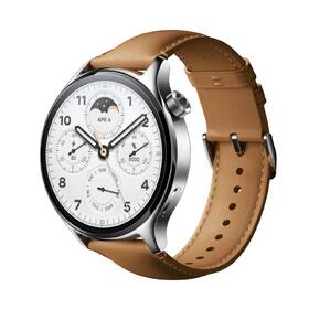 Chytré hodinky Xiaomi Watch S1 Pro stříbrné/hnědé

 obrázek produktu 1 z 8