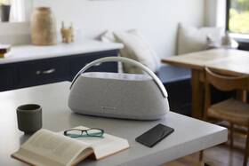 Přenosný reproduktor Harman Kardon Go + play 3 šedá barva
