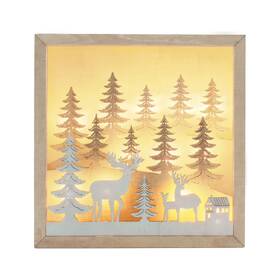 LED dekorace Solight 3D dřevěná,12x LED, 2x AA, (25cm) dřevo

 obrázek produktu 4 z 8