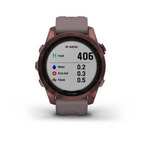 Chytré hodinky Garmin fenix 7S Sapphire Solar - Titan Dark Bronze/Gray Silicone Band 

 obrázek produktu 4 z 10