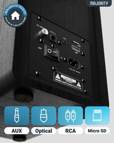 Reproduktory Majority D40X Bookshelf (2ks) černý

 obrázek produktu 1 z 4