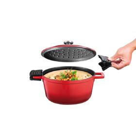 Kastrol s poklicí Tescoma 20 cm, 2,7 l červená

 obrázek produktu 2 z 3