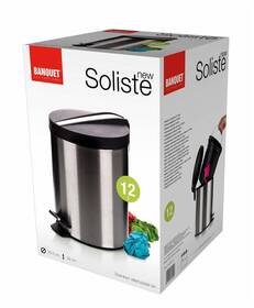 Odpadkový koš BANQUET SOLISTE NEW, 12 l nerez

 obrázek produktu 2 z 2