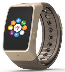 Chytré hodinky MyKronoz ZeWatch4 hnědé/zlaté

 obrázek produktu 2 z 3