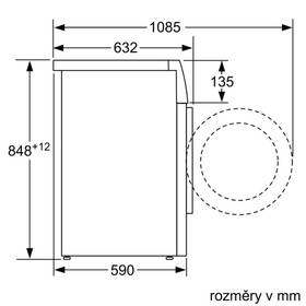 Pračka Siemens WM16XEH1CS i-DOS bílá barva
