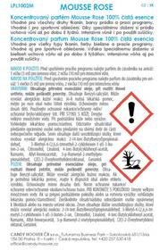 Koncentrovaný parfém do pračky Care+Protect MOUSSE ROSE 100 ml 

 obrázek produktu 5 z 5