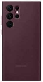 Pouzdro na mobil flipové Samsung Clear View na Galaxy S22 Ultra červené

 obrázek produktu 1 z 4