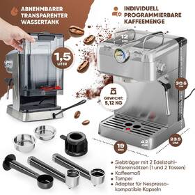 Pákový kávovar Profi Cook ES-KA 1267 nerez

 obrázek produktu 5 z 8