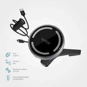 Držák na mobil Epico s Magsafe 15W šedý

 obrázek produktu 8 z 10