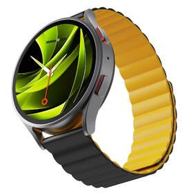 Řemínek Mobile Origin Easy Strap Magnetic Watch 22mm černý/žlutý

 obrázek produktu 1 z 7