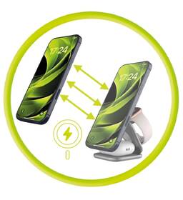 Bezdrátová nabíječka Mobile Origin 3in1 Qi2 25W UltraSlim PW36 šedá

 obrázek produktu 7 z 11