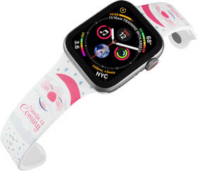 Řemínek Mi-Band na Apple Watch 42/44/45/49 mm - motiv Santa, bílý 

 obrázek produktu 3 z 3
