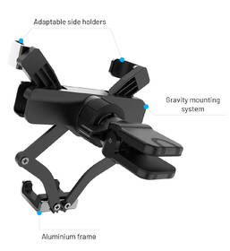 Držák na mobil FIXED Gravity (2nd. gen) do mřížky ventilace černý

 obrázek produktu 4 z 14