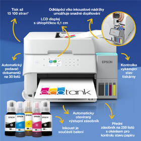Tiskárna multifunkční Epson EcoTank L6376 bílá

 obrázek produktu 3 z 15