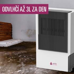 Odvlhčovač Airbi BLOCK černá barva
