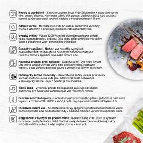 Vařič Sous-vide Lauben Smart 1200SB černý/stříbrný

 obrázek produktu 13 z 17