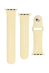 Řemínek FIXED Silicone Strap na Apple Watch 38/40/41 mm - světle žlutý 

 obrázek produktu 2 z 3