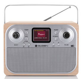 Radiopřijímač s DAB+ GoGEN DAB 700 BTCS stříbrný/hnědý

 obrázek produktu 4 z 9