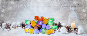 Vánoční osvětlení RETLUX RXL 308, řetěz (šišky), 40 LED, 10 m, multicolor 

 obrázek produktu 5 z 8