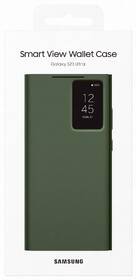 Pouzdro na mobil flipové Samsung Smart View na Galaxy S23 Ultra zelené

 obrázek produktu 5 z 5