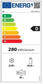 Americká lednice LG GSLV70PZTD 

 obrázek produktu 1 z 15