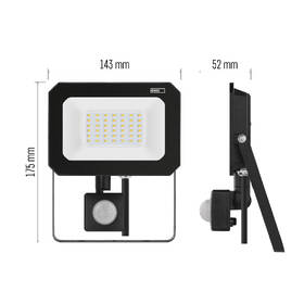 Reflektor EMOS SIMPO 30W 3000LM IP44 NW PIR černý

 obrázek produktu 6 z 9
