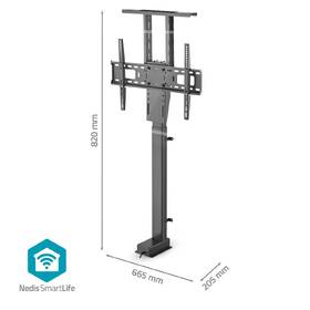 Stojan pro TV Nedis motorizovaný, do skříně, pro úhlopříčku 37 - 80 ",  nosnost: 60 kg černý

 obrázek produktu 6 z 8