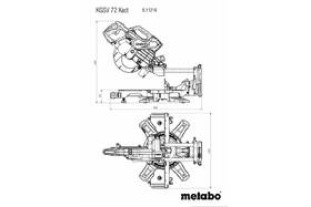Pila pokosová Metabo 611216000 KGSV 72 Xact 

 obrázek produktu 1 z 2
