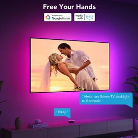 LED pásek Govee TV 55-65", SMART LED, RGBIC, 3,8m černý

 obrázek produktu 6 z 6
