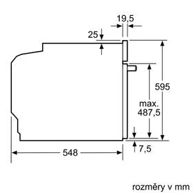 Trouba Bosch HBG5370B0 černá barva
